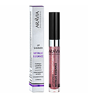 Aravia Professional Metallic Elegance Lip Shimmer 05 - Жидкая помада-металлик для губ, оттенок малиново-розовый 5.5 мл 